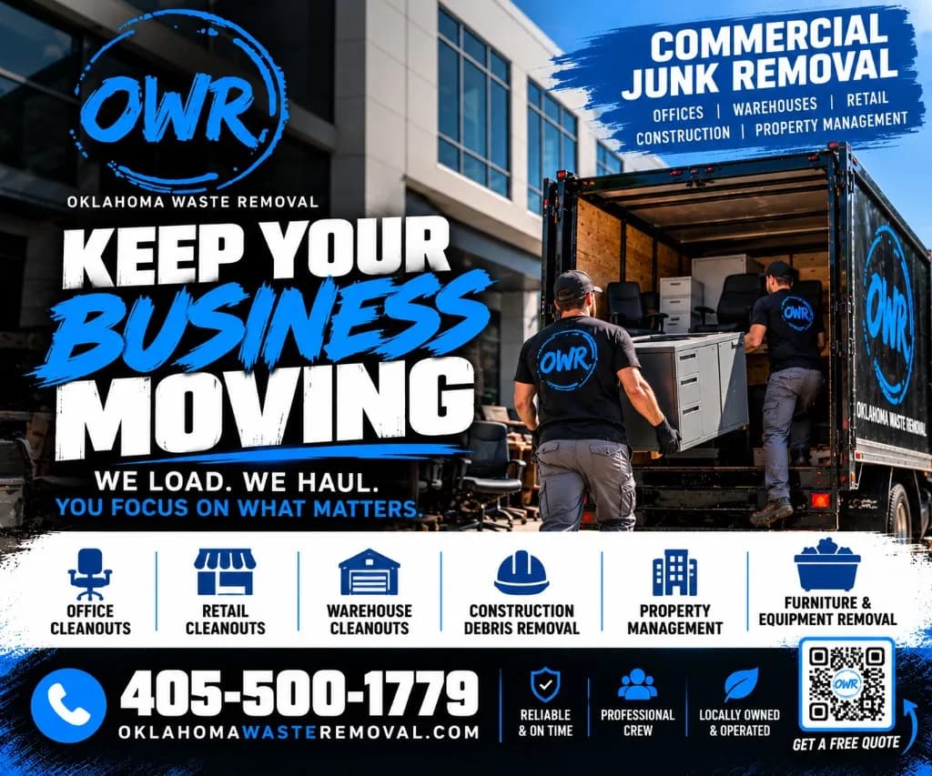 Keep your business moving. Crew loading office furniture into the truck.