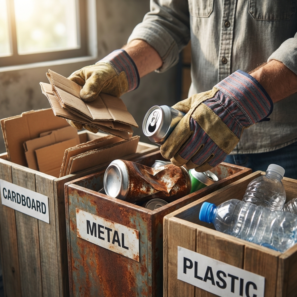 Eco-friendly recycling sorting